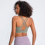 Nude Shockproof Solid Yoga Bra