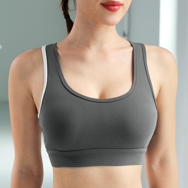 Stylish Shockproof Mesh Yarn Yoga Bra
