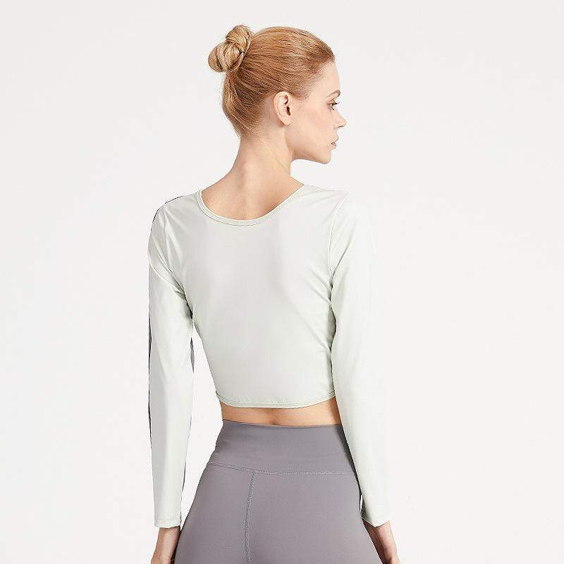 Trendy Sexy Gathered Long Sleeve