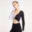 Trendy Sexy Gathered Long Sleeve