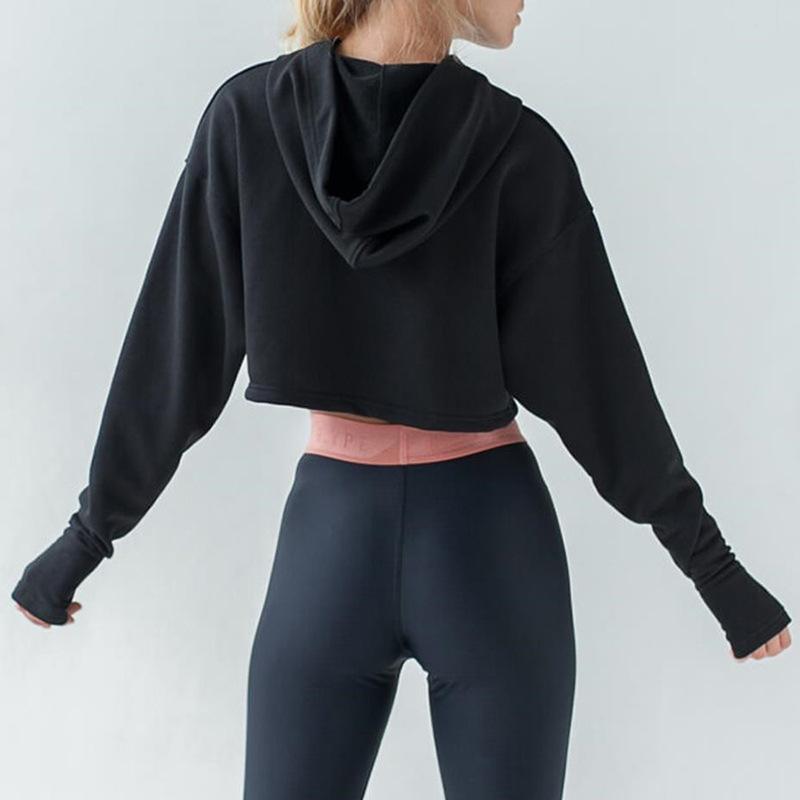 Casual Pure Colour Yoga Jacket