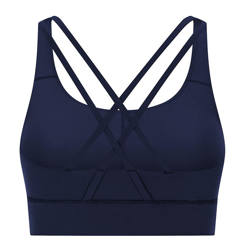 Outdoor Nude High strength Shockproof Yoga Sports Bra