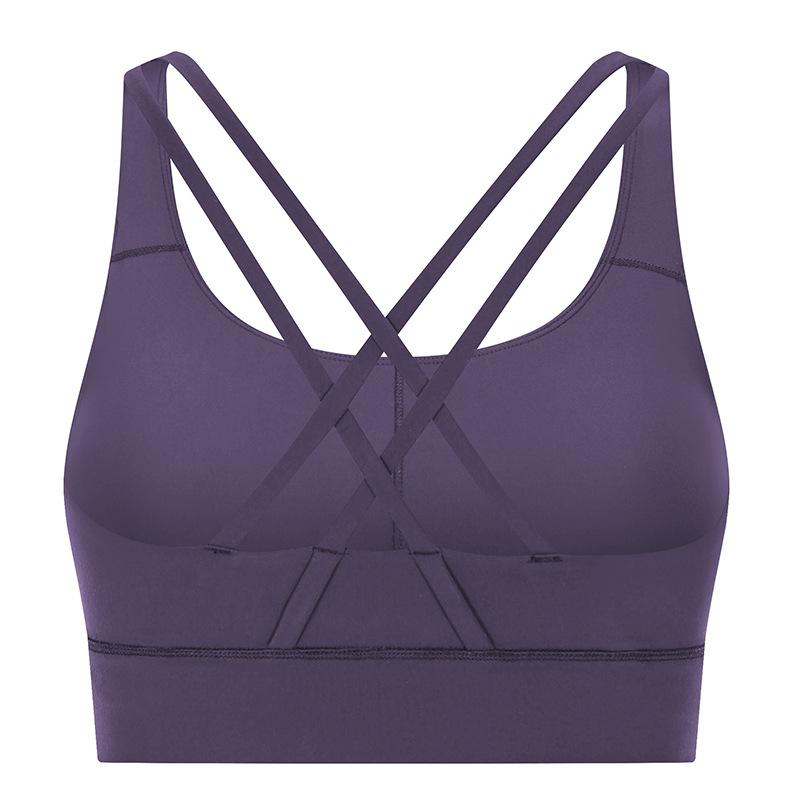 Outdoor Nude High strength Shockproof Yoga Sports Bra