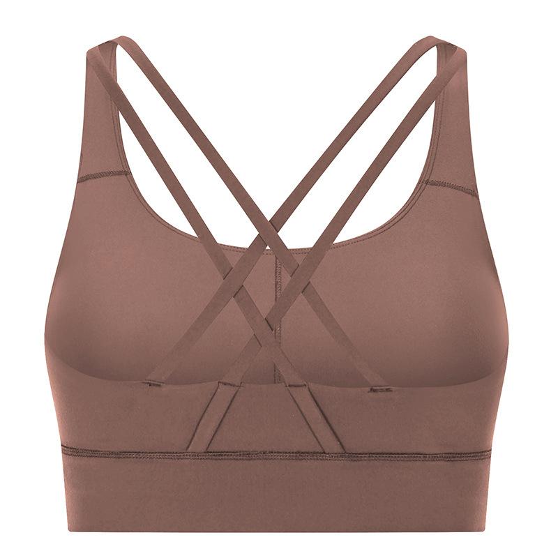 Outdoor Nude High strength Shockproof Yoga Sports Bra
