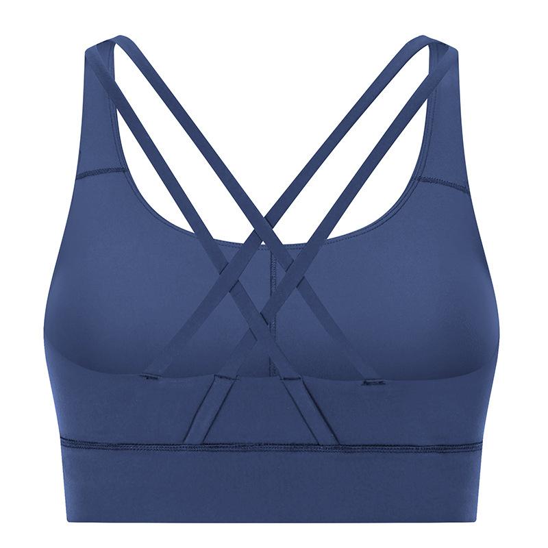 Outdoor Nude High strength Shockproof Yoga Sports Bra
