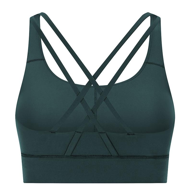 Outdoor Nude High strength Shockproof Yoga Sports Bra