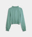 Solid Color Cropped Sweater
