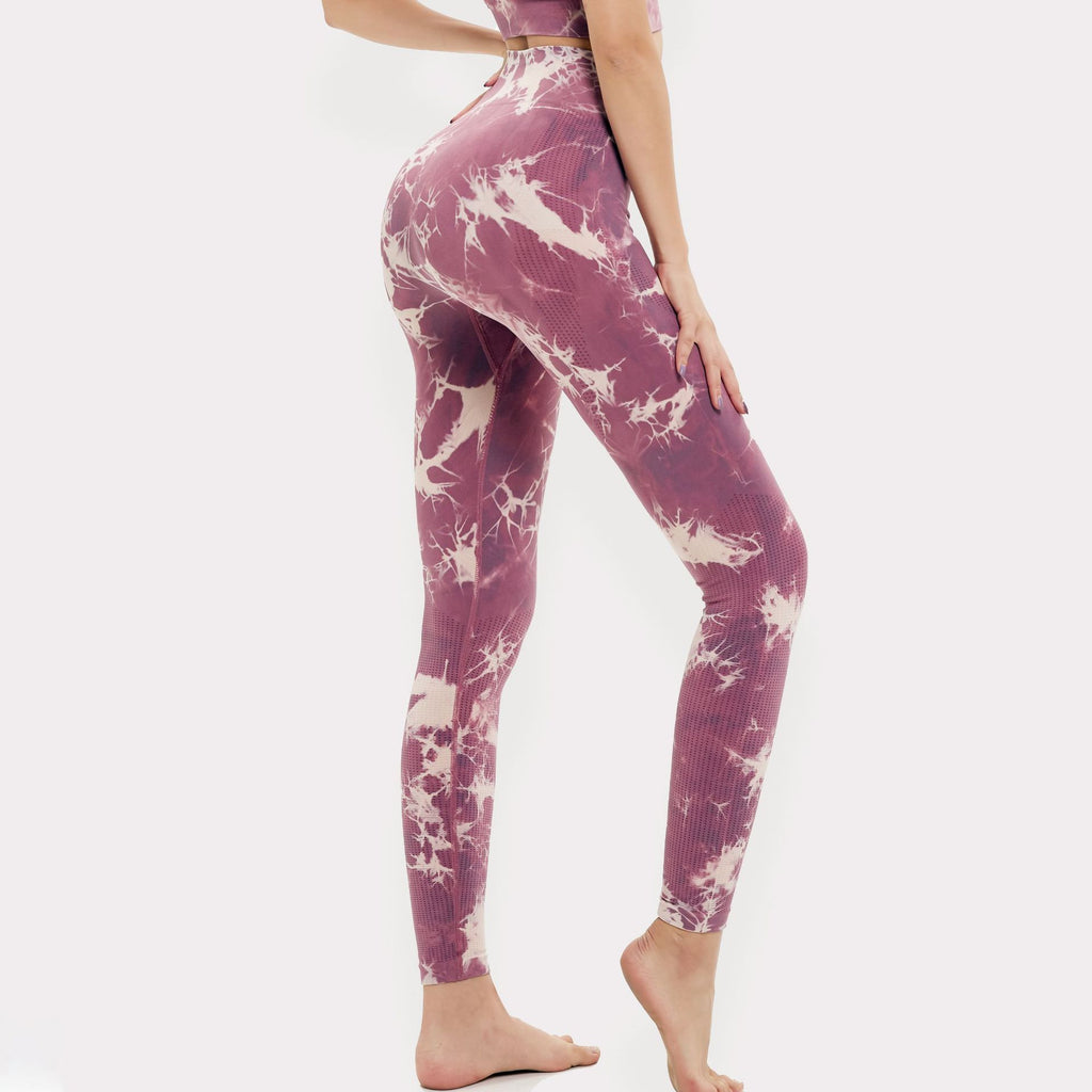 Tie Dye Tight Seamless Yoga Leggings