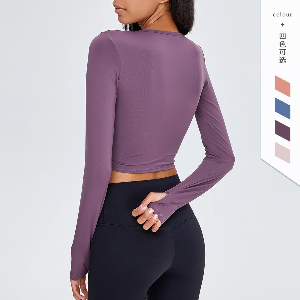 Sexy Tight Fitness Yoga Long Sleeve