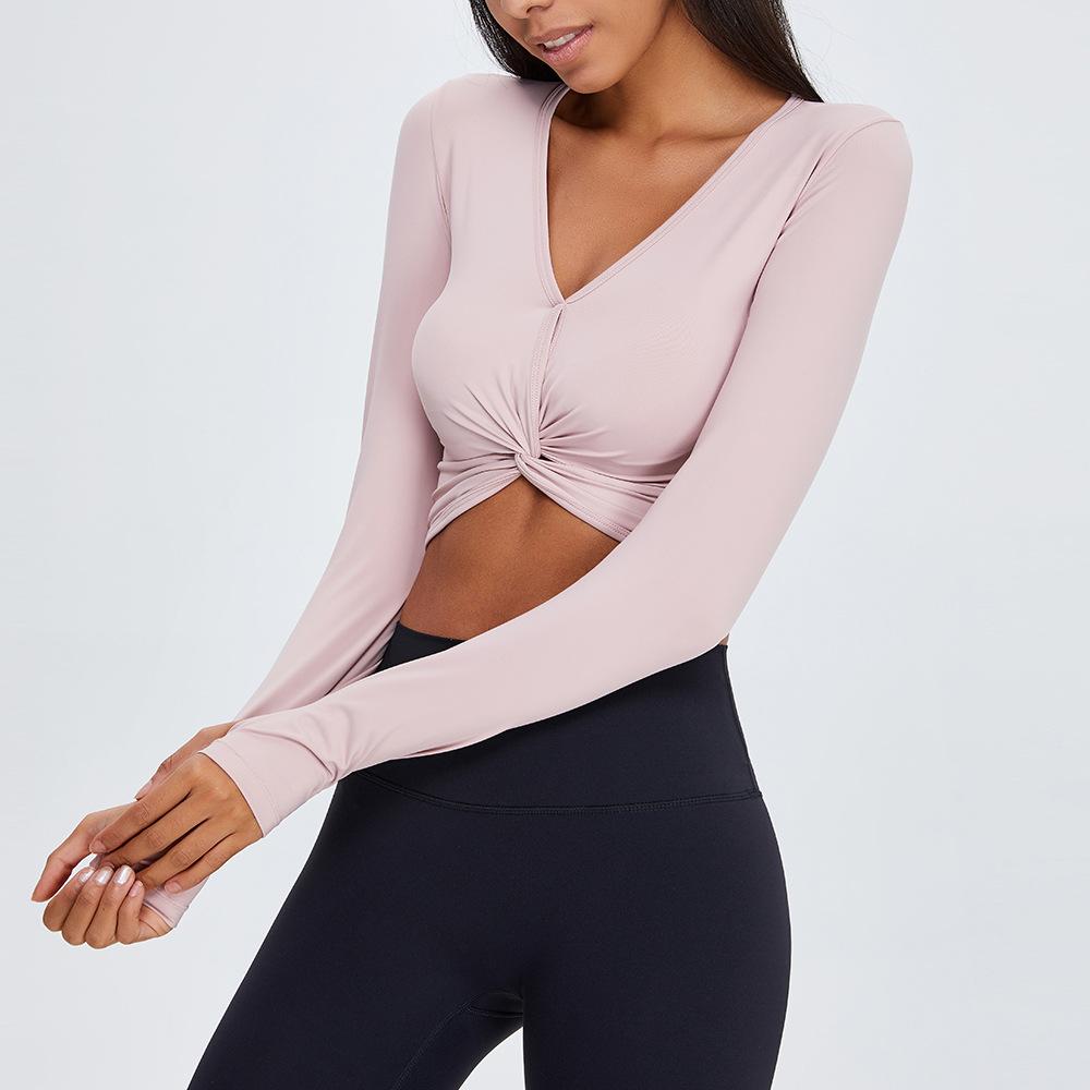 Sexy Tight Fitness Yoga Long Sleeve