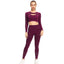 High Waist Tight Pure Color Yoga Suit