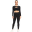 High Waist Tight Pure Color Yoga Suit