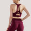Shockproof Gathered Yoga Fitness Mesh Bra