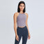Simple Casual High Neck Yoga Bra