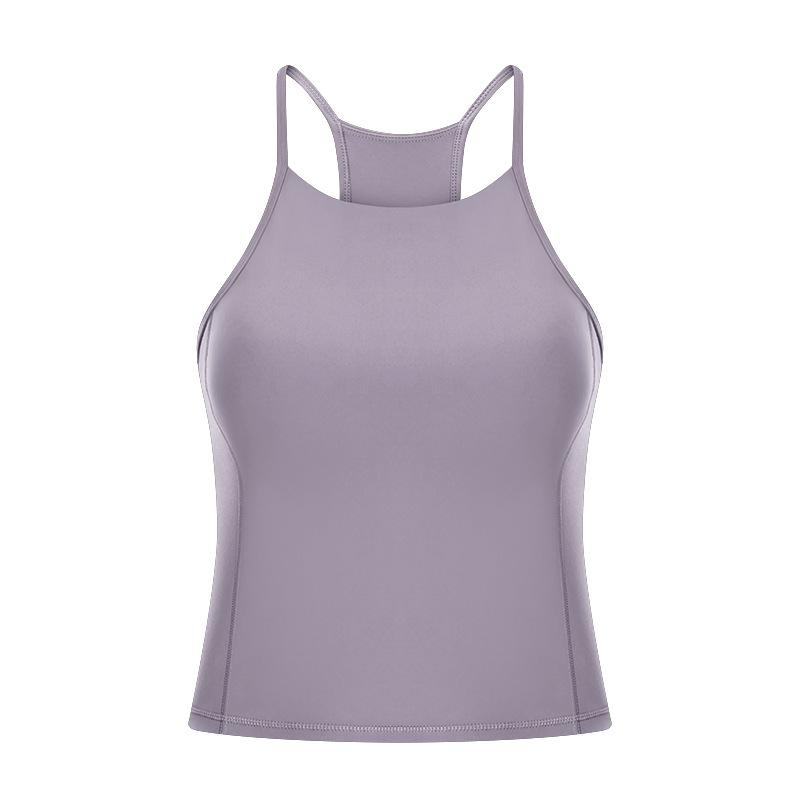 Simple Casual High Neck Yoga Bra