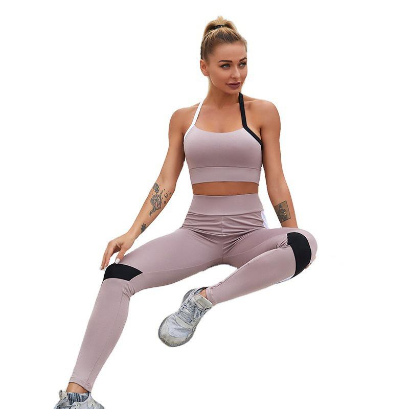 Sexy Yoga Nude High Waist Suit