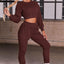 Two Piece Soft Warm Streetwear Suit