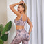 Sexy Yoga Printing High Waist Gym Suit
