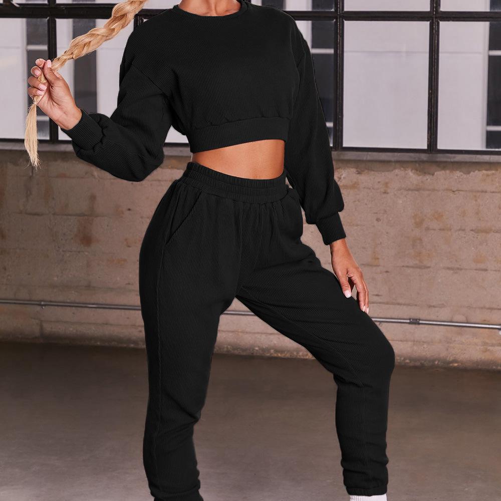 Two Piece Soft Warm Streetwear Suit