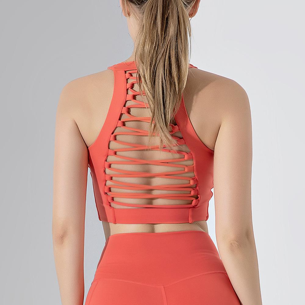 Shock proof Gathers High intensity Yoga Exercise Bra