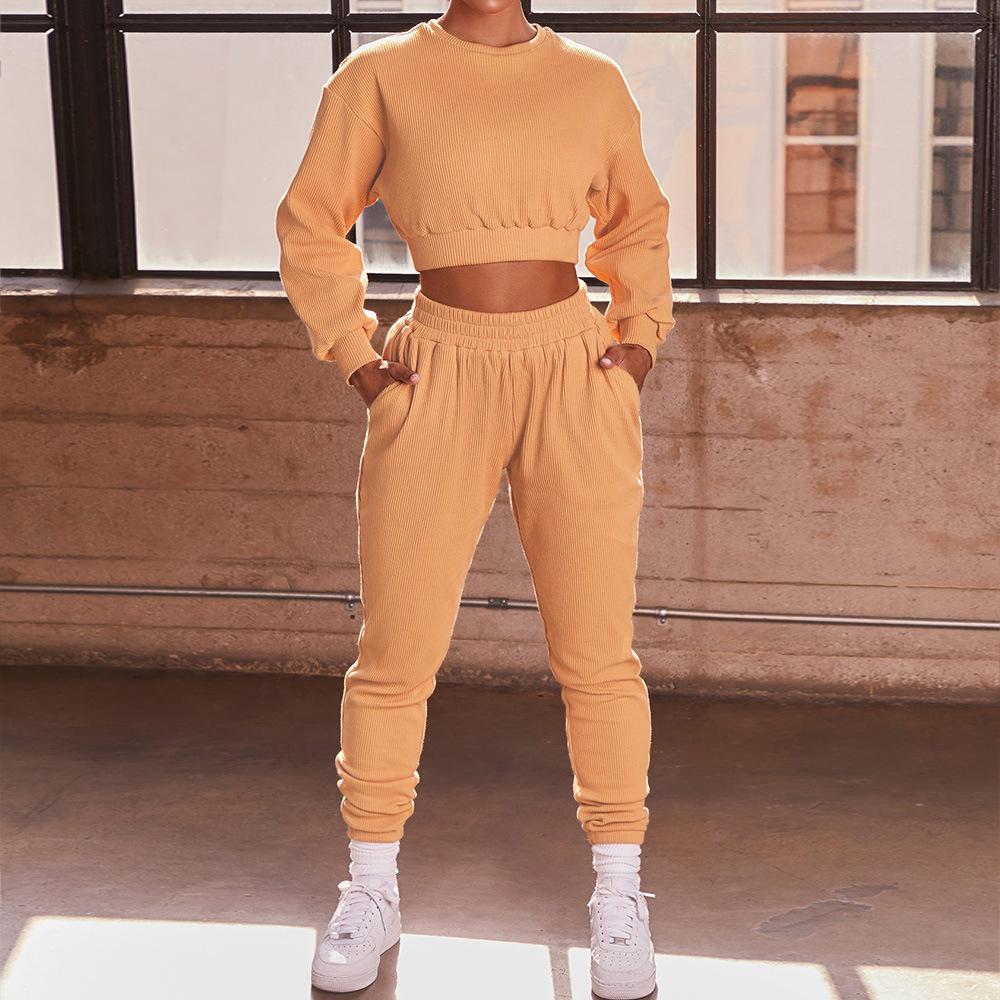 Two Piece Soft Warm Streetwear Suit