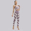 Sexy Yoga Beauty Print Sports Suit