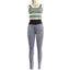 Sexy Yoga Contrast Color High Waist Suit