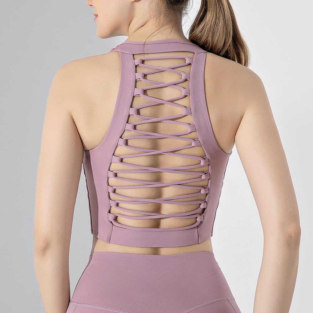 Shock proof Gathers High intensity Yoga Exercise Bra