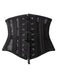26 Steel Boned Waist Training Cincher Breathable Mesh Corset Short Torso Shapewear