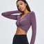 Sexy Tight Fitness Yoga Long Sleeve