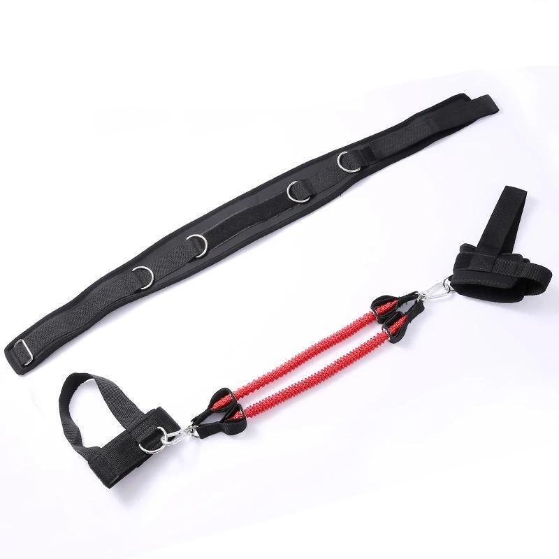 Calliven Creaative Home Leg Trainning Resistance Bands Basketball Trainer Hands Free Legs Ankle Straps Workout Guide