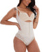 Zipper Button Triangle Lace Bodyshaper
