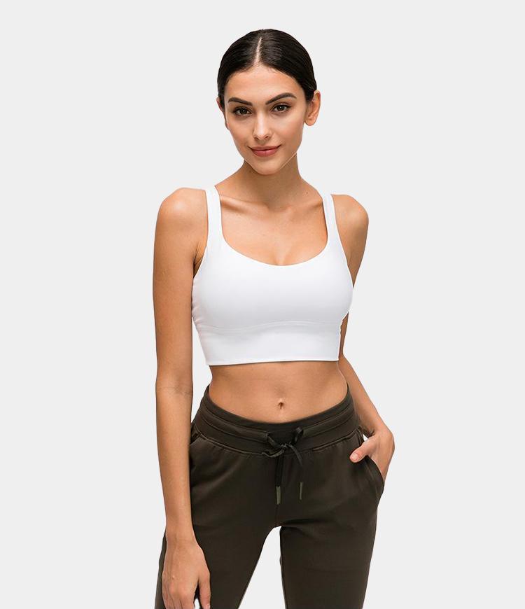 Bloom Longline Crisscross Strappy Medium Support Sports Bra