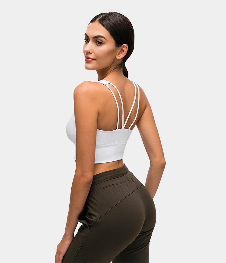 Bloom Longline Crisscross Strappy Medium Support Sports Bra