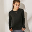 neck Mesh Yoga Back Split Shirt