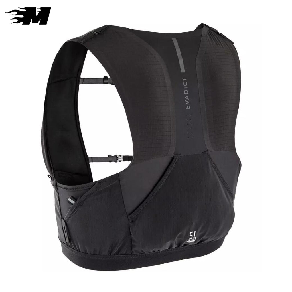 Running Hydration Vest Flask Holder Blue Black