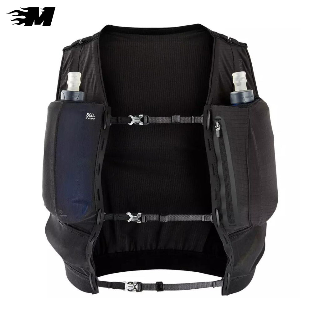 Running Hydration Vest Flask Holder Blue Black