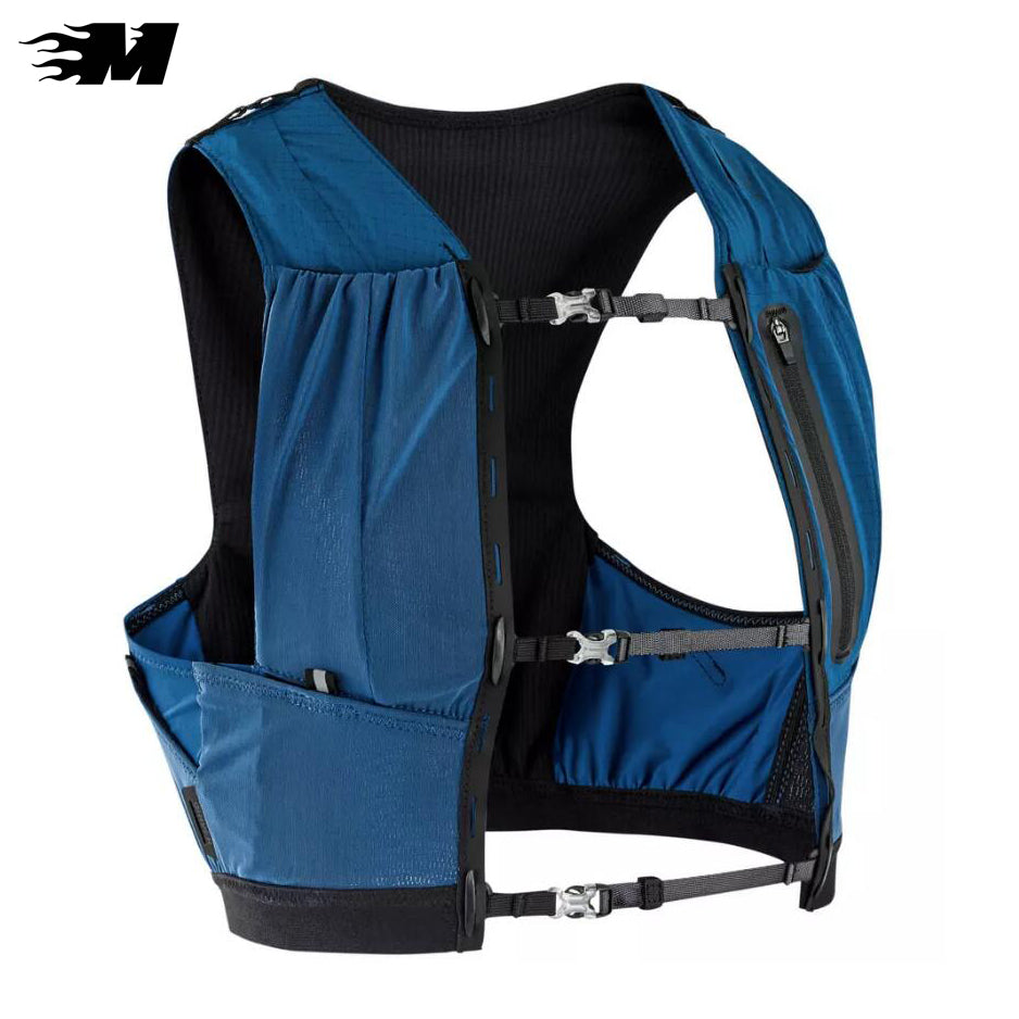 Running Hydration Vest Flask Holder Blue Black