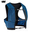 Running Hydration Vest Flask Holder Blue Black