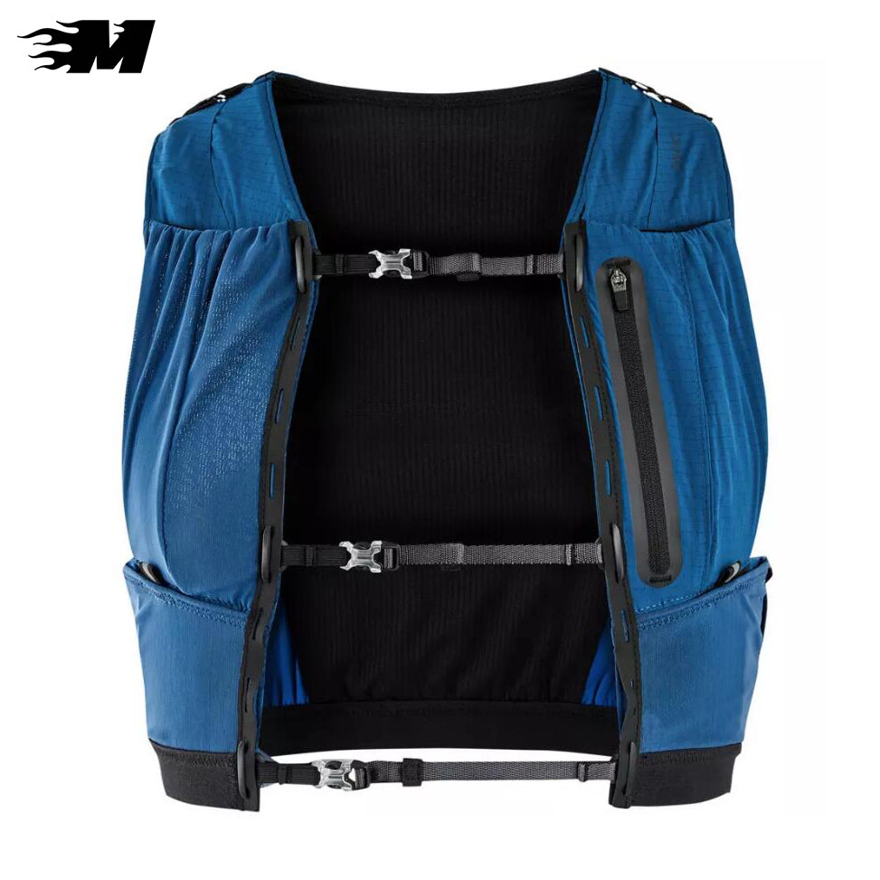 Running Hydration Vest Flask Holder Blue Black