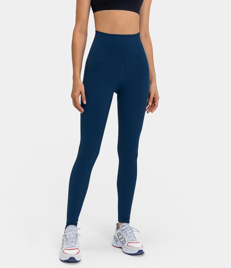 Super High Waisted Camo Waistband Pocket Leggings