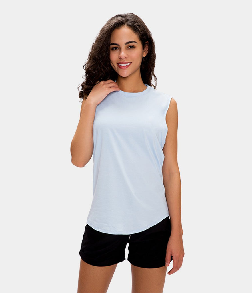 Starlet High Neck Sleeveless Tank Top