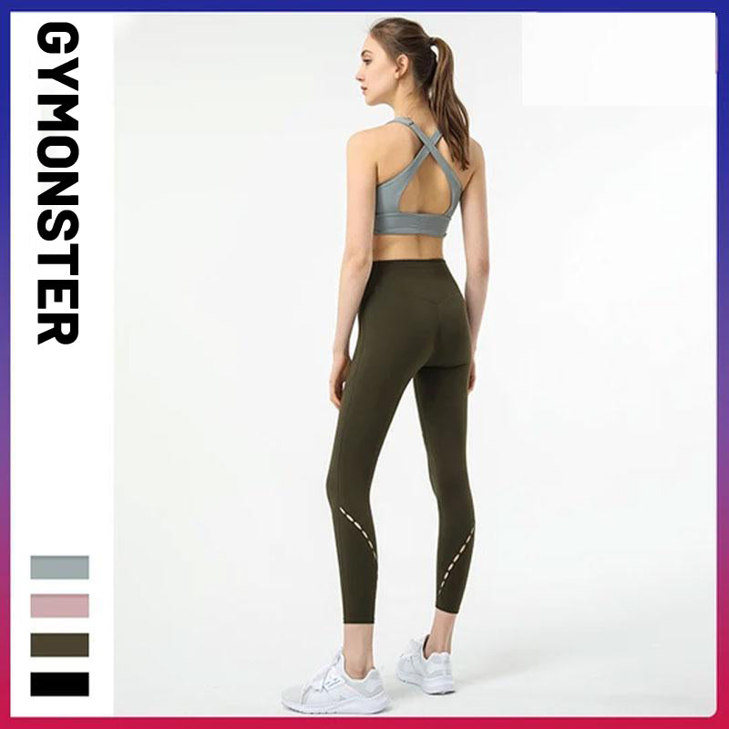 High Waist Tight Pure Color Yoga Suit
