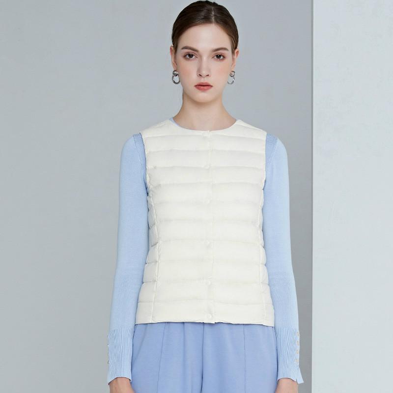Casual Pure Colour Short Light Vest