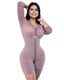 Hook Long Sleeve Women Shapewear With Bra