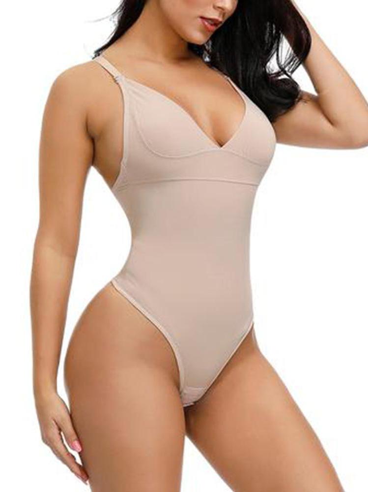 Women Full Shapewear Thong Backless Body Shaper