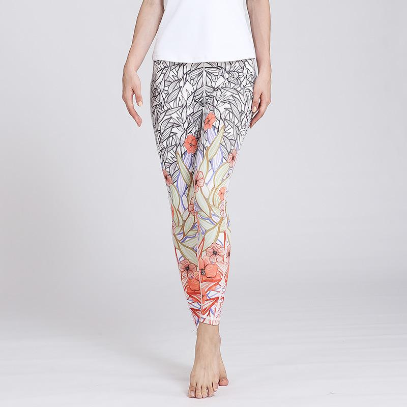 Printed High Waist Casual Leggings