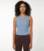 Sleeveless Ribbed Tank Top