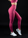 Surface Path Laser Cut Legging Rose Wine