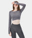 FLOW Seamless Cropped Sports Top